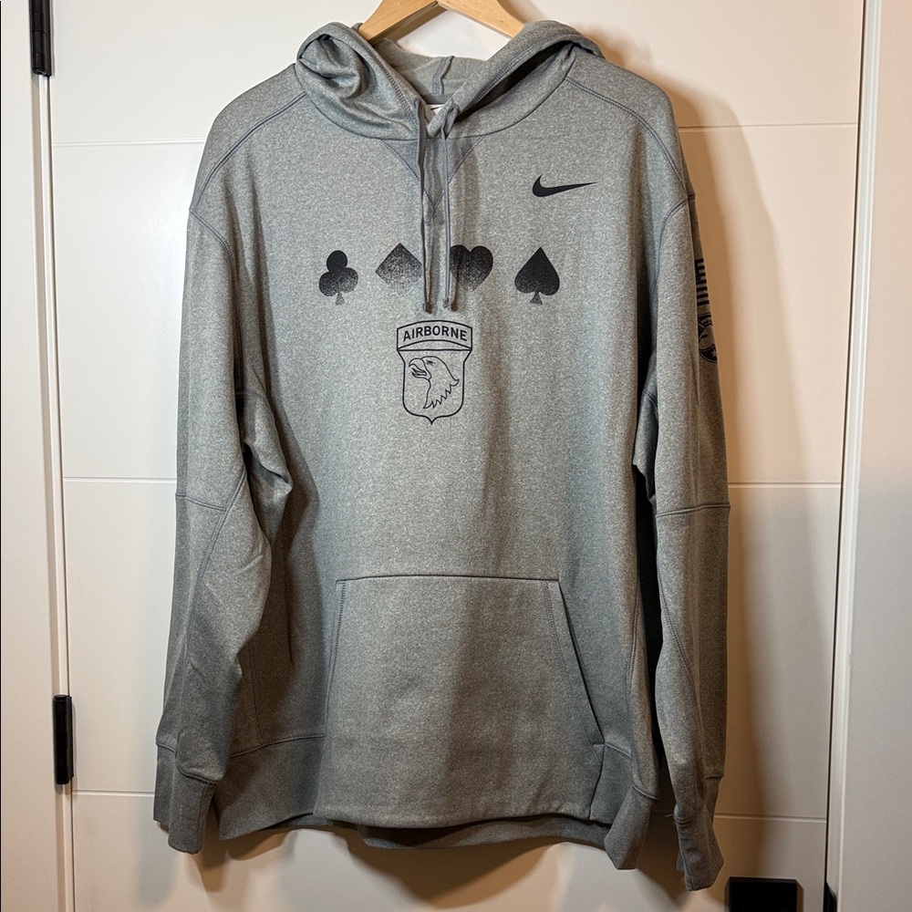 Nike Gray Airborne Men's Pullover Hoodie